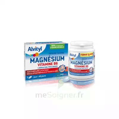 Alvityl Magnésium Vitamine B6 Libération Prolongée Comprimés Lp B/45 à Fort-de-France